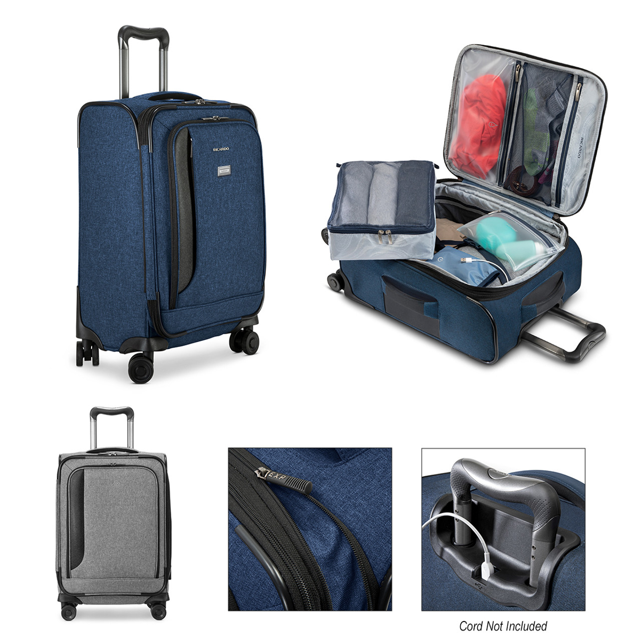 Custom Ricardo Malibu Bay 3.0 Softside Carry-On Expandable Spinner 34007