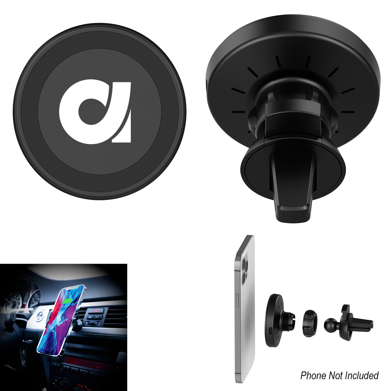 Custom PhoneSuit Mag Max Car Mount & Wireless Charger 29001