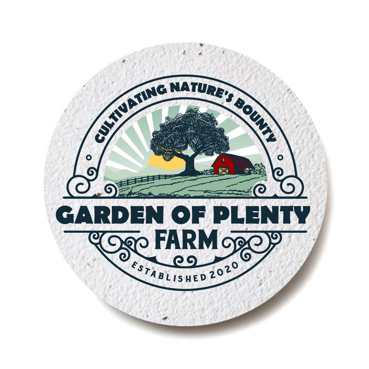 Custom Bloomin® Seed Paper Coaster 93927