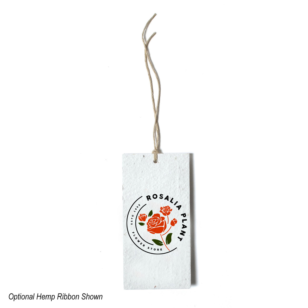 Custom Bloomin® Seed Paper Product Tag 93928