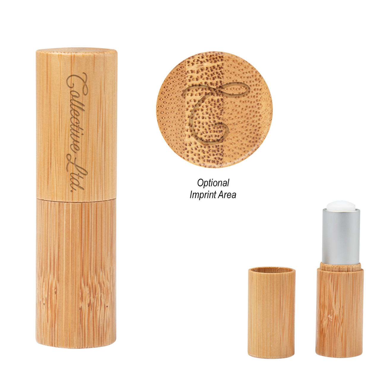 Custom Bamboo Lip Moisturizer Stick 90063