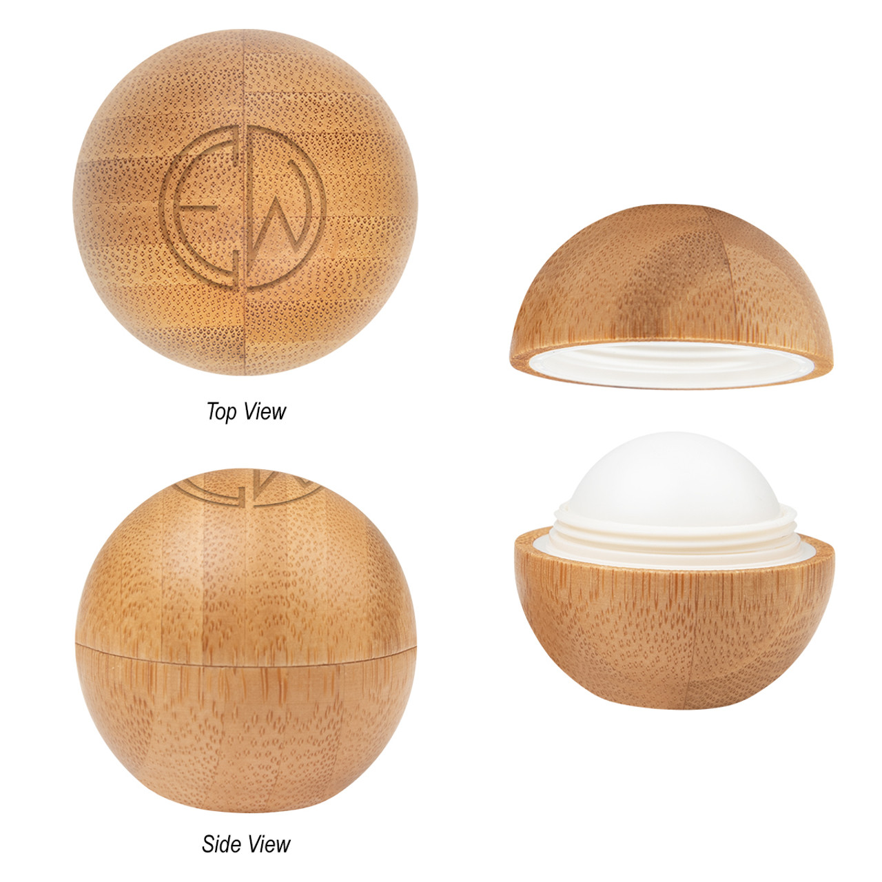 Custom Bamboo Lip Moisturizer Ball 90062