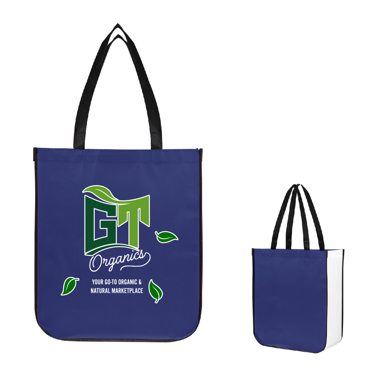 Custom Jumbo Lola Laminated Non-Woven Tote Bag with 100% RPET Material 30110
