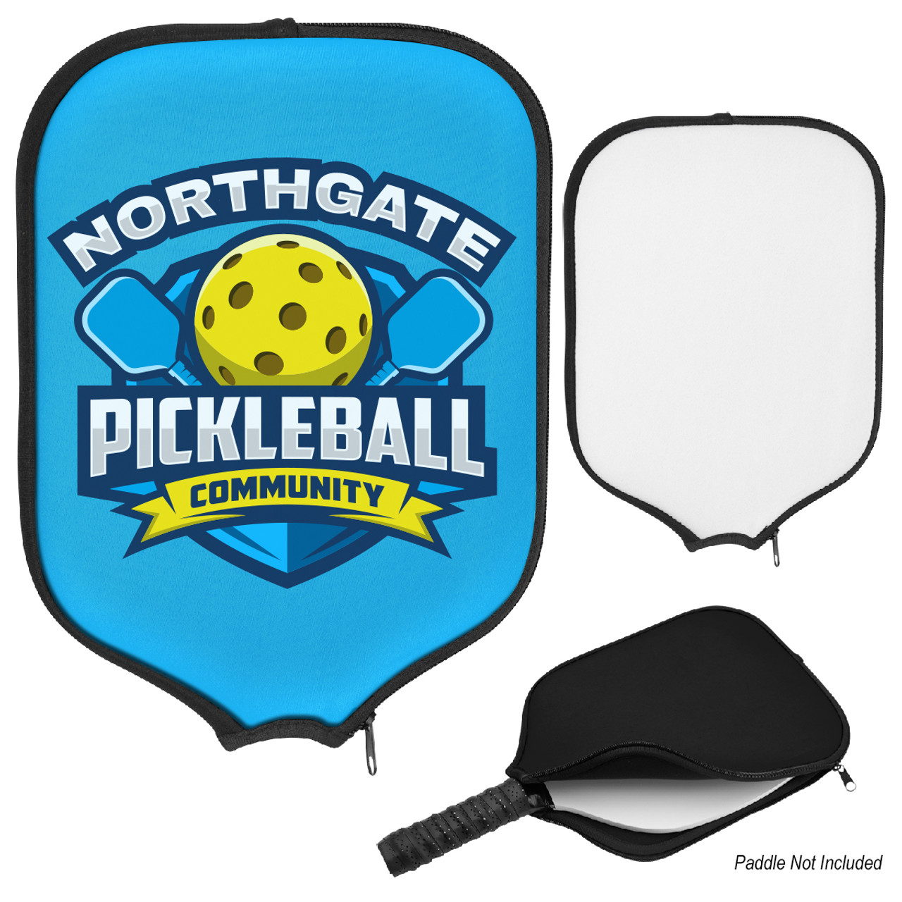 Custom Pickleball Paddle Cover 40004