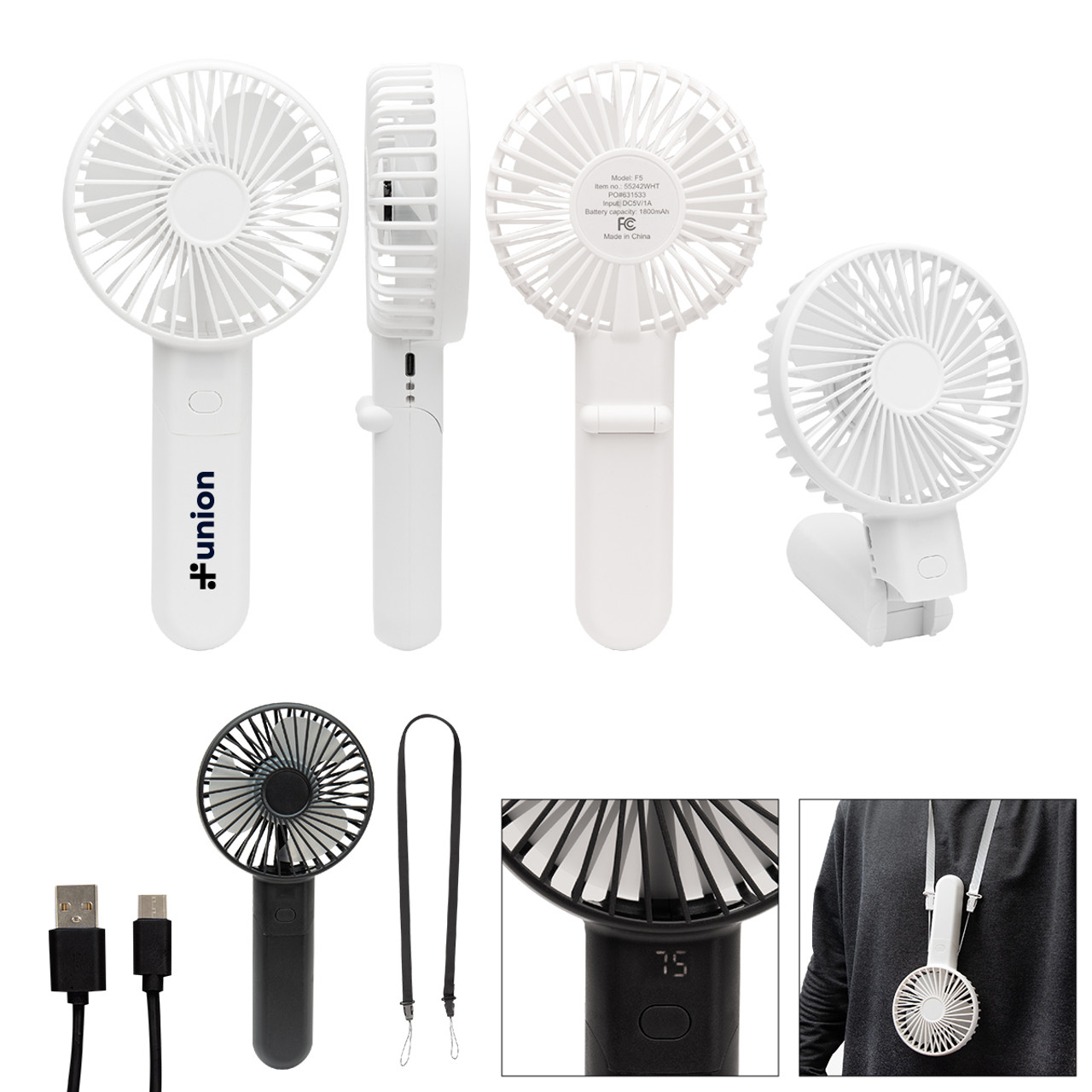 Custom Bend & Snap Rechargeable Fan 55242