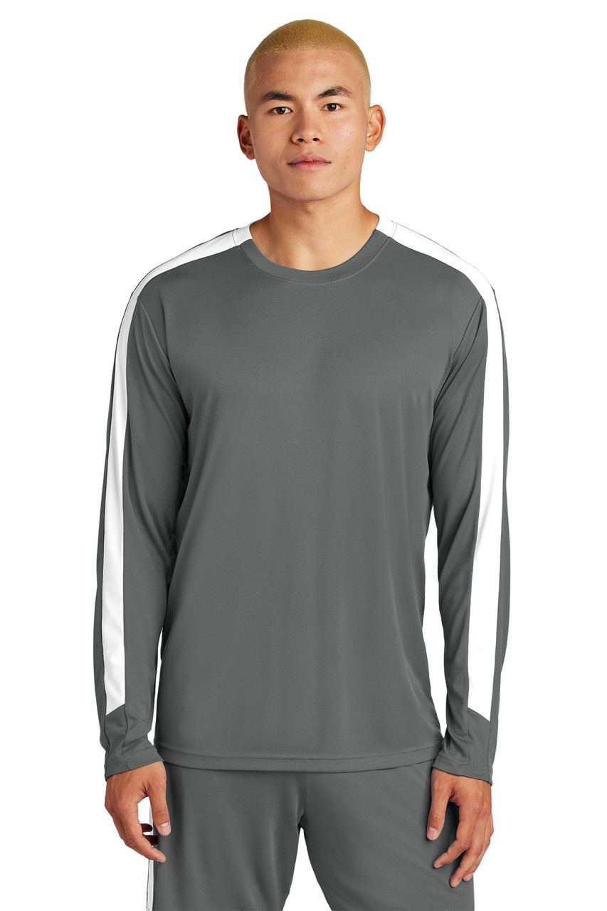 Embroidered Sport-Tek Competitor United Long Sleeve Crew ST100LS