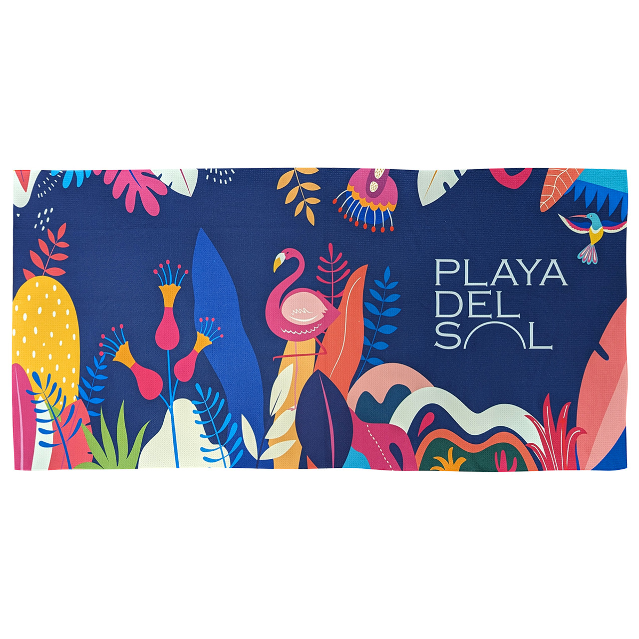 Custom 30" X 60" Sand-Free Waffle Beach Towel 10206