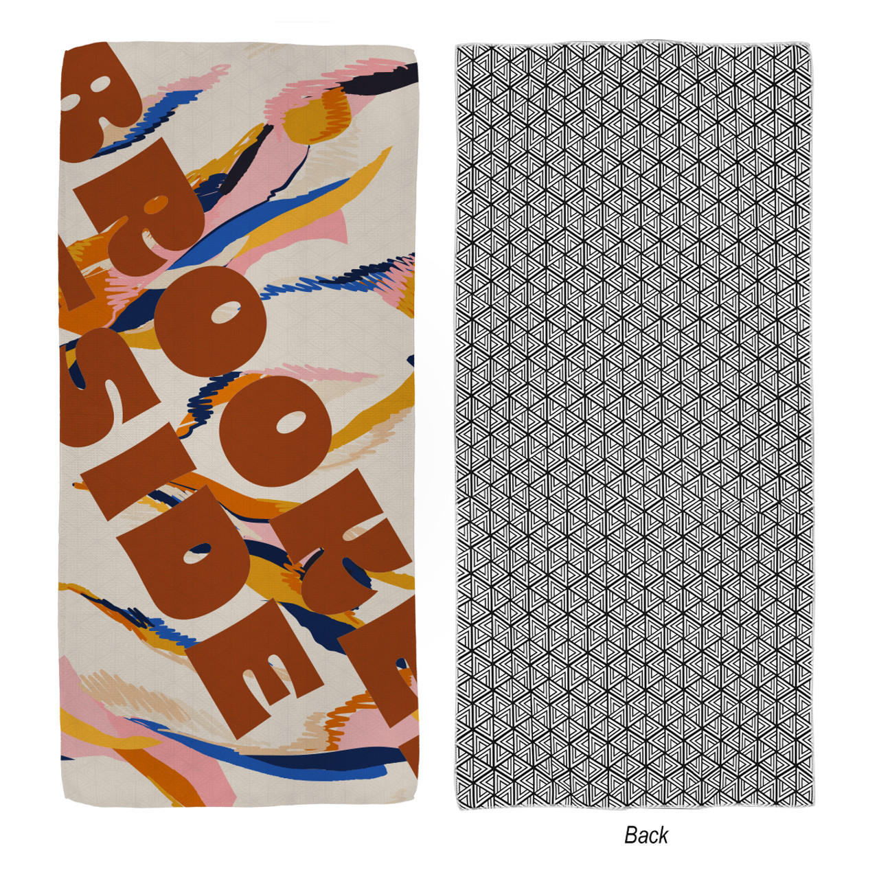 Custom 30" X 60" Sand-Free Waffle Beach Towel 10207