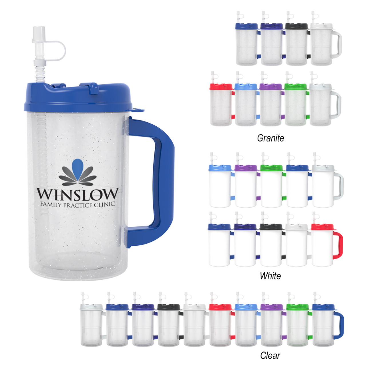 Custom 32 Oz. Thermo Mug 55502