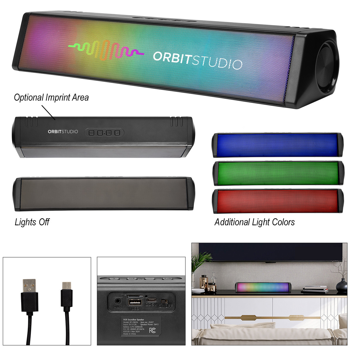 Custom Boomin' Soundbar Speaker 25207