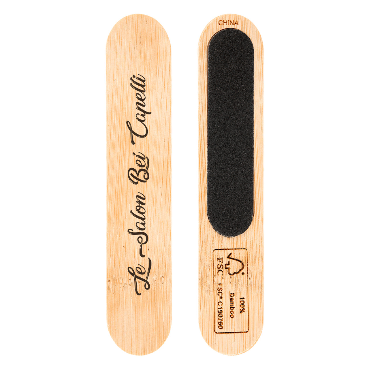 Custom Bamboo Nail File 85023