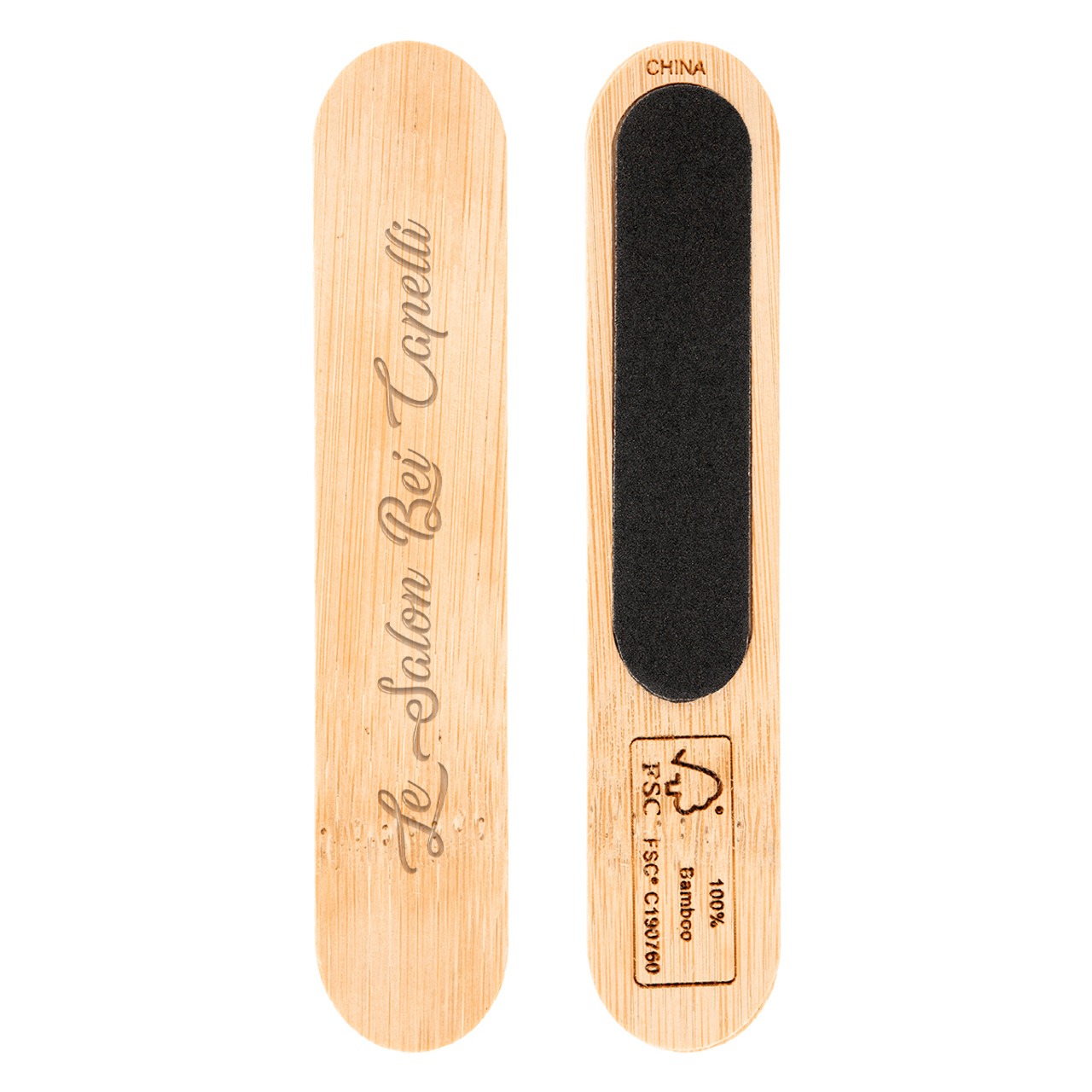 Custom Bamboo Nail File 85023