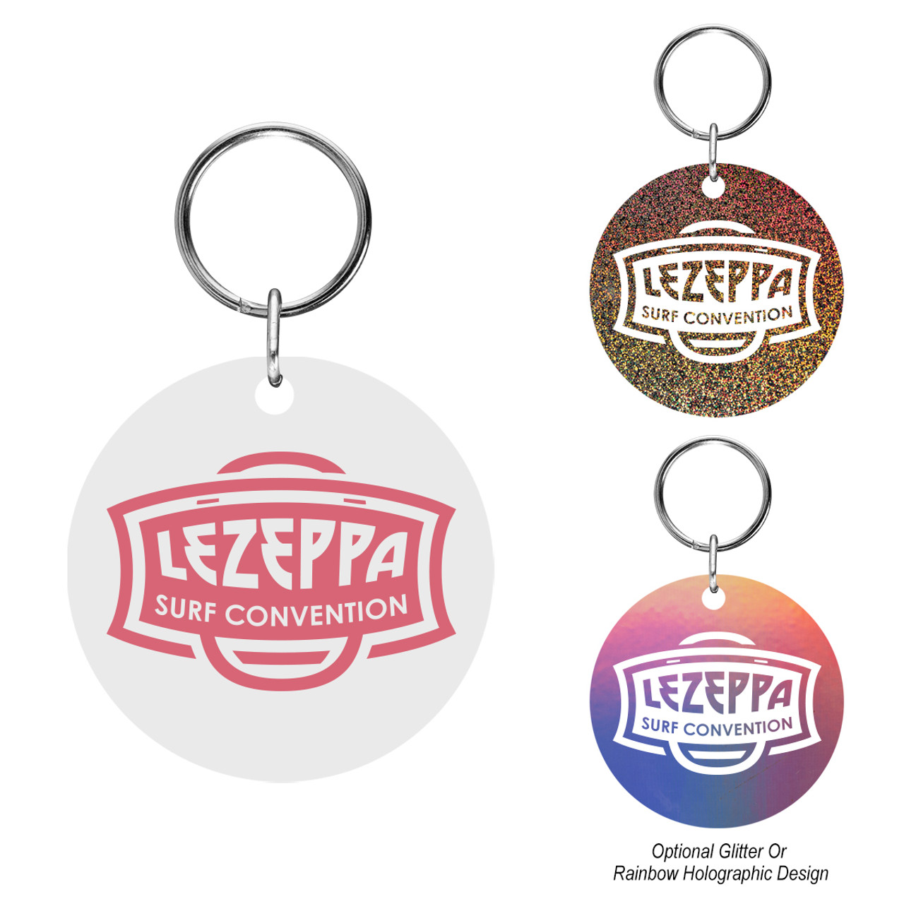 Custom Acrylic Key Tag - Circle 20103