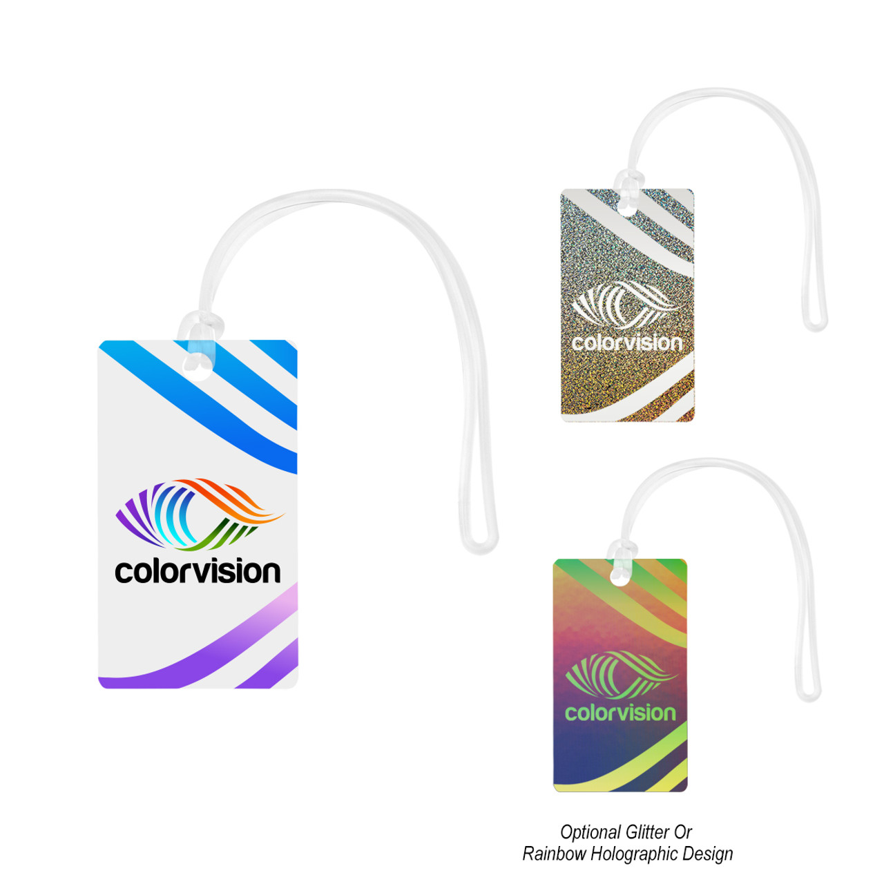 Custom Acrylic Bag Tag - Rectangle 75203