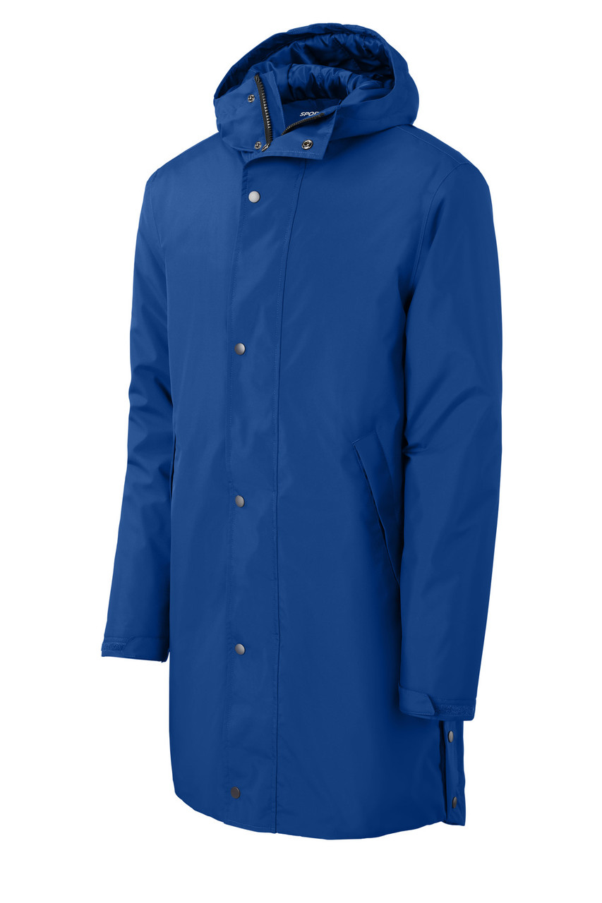 GYPSY＆SONS ESTEL CHECK DEW PARKA Embroidered Sport-Tek Waterproof Insulated Sideline Parka JST55
