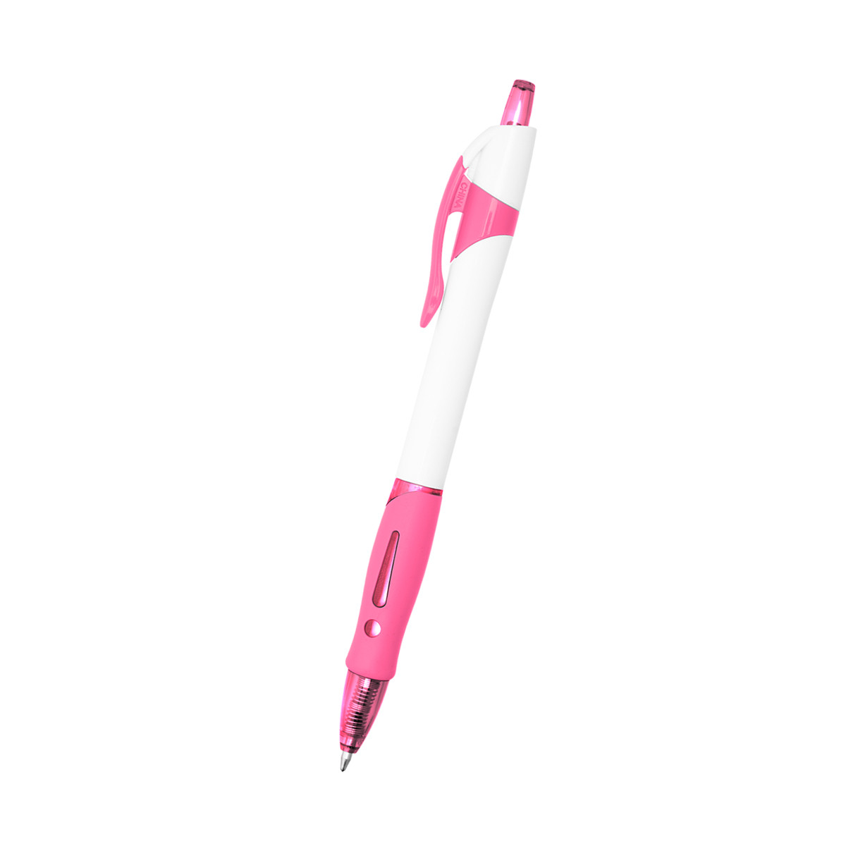 WHITE WITH PINK