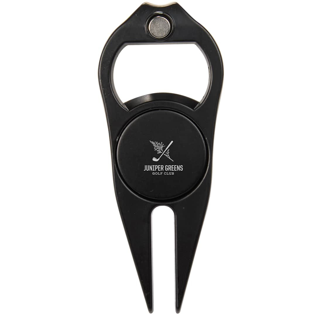Custom Bottle Opener Divot Tool with Ball Marker