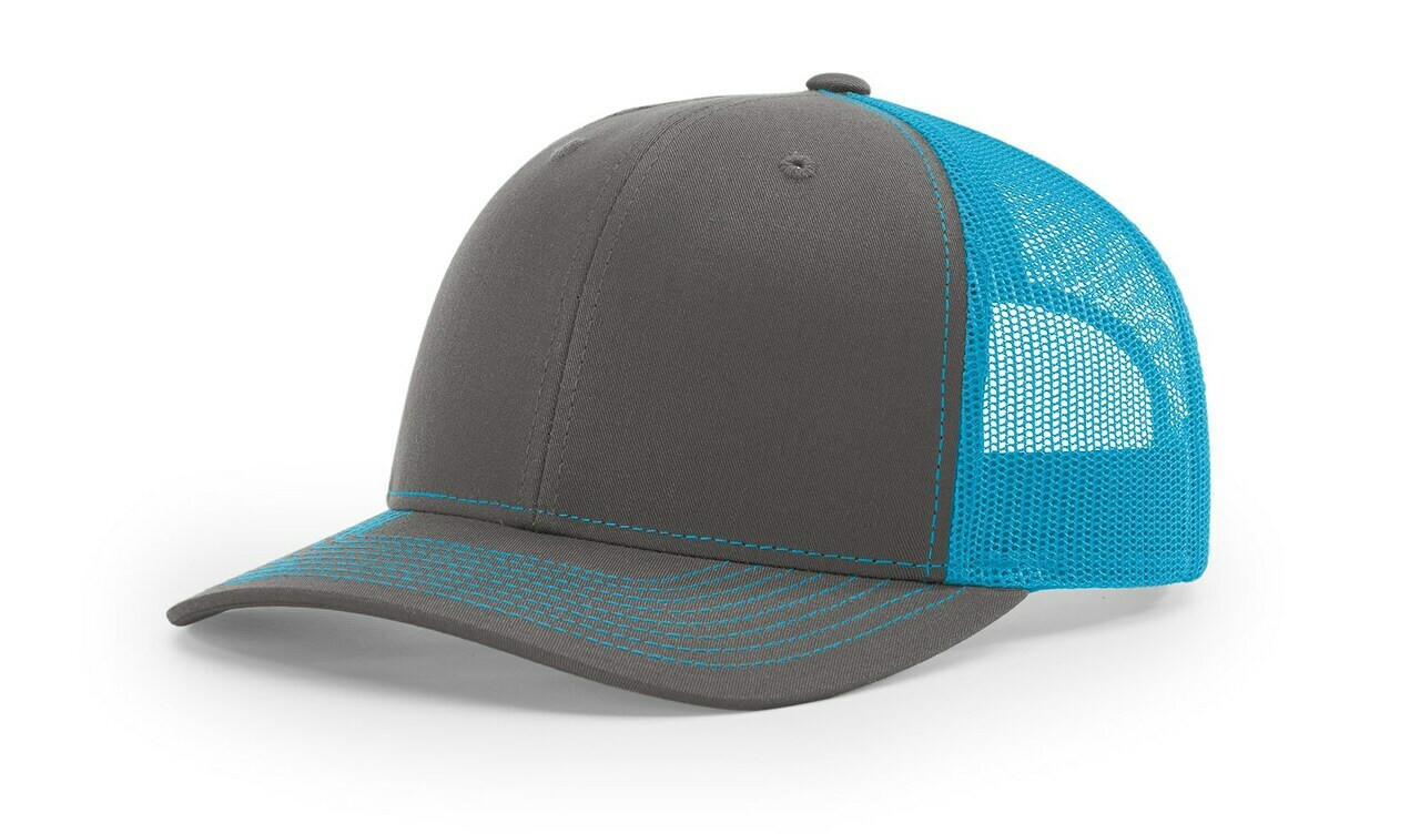 Charcoal/Neon Blue