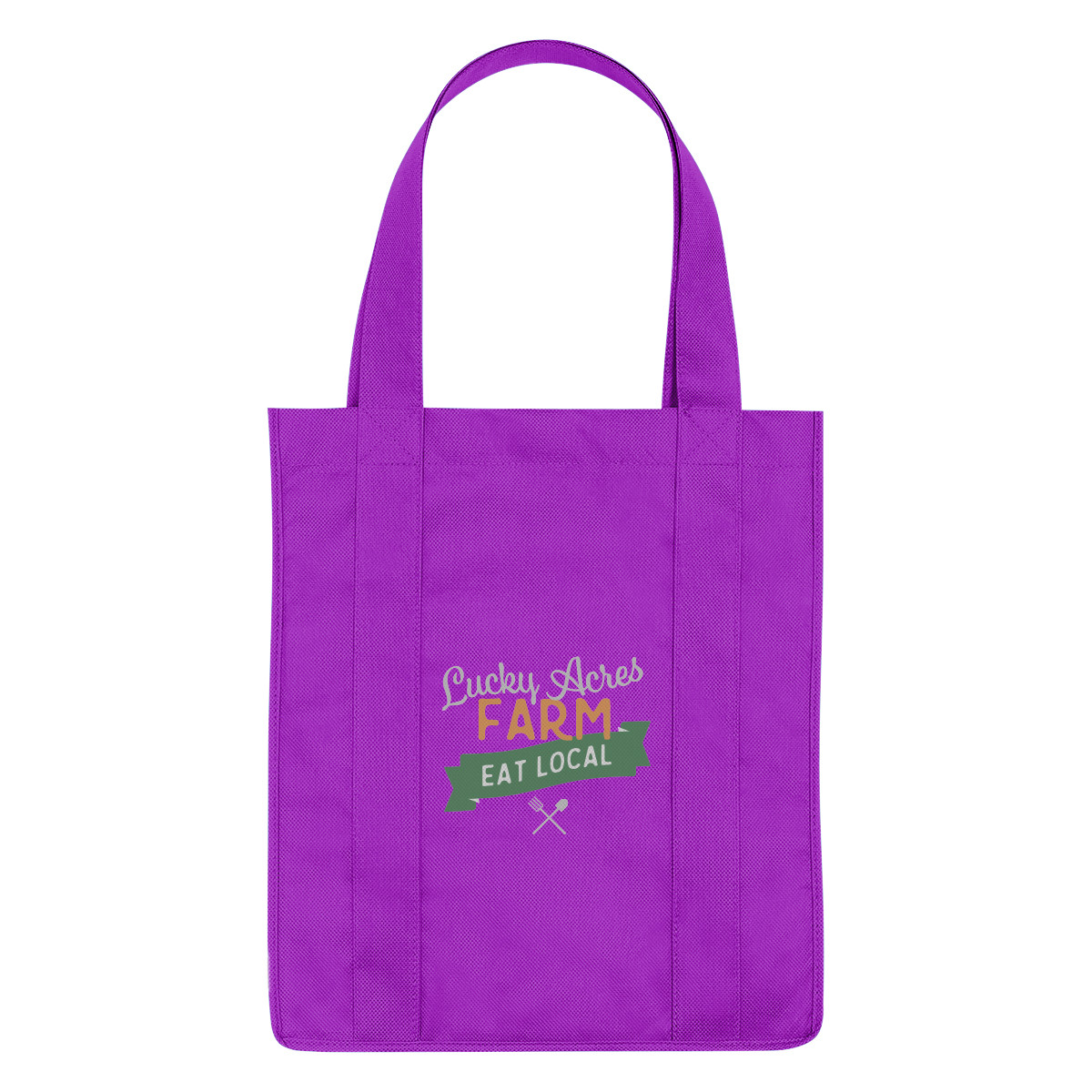 Custom Non-Woven Shopper Tote Bag With 100% RPET Material 30002
