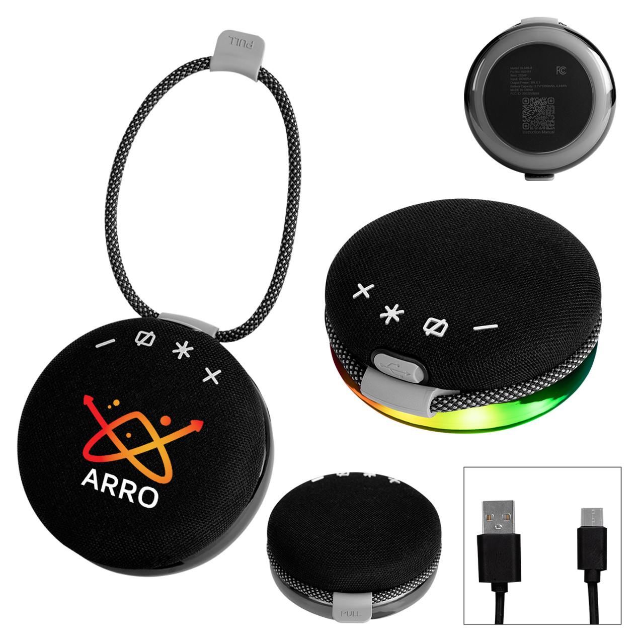 Custom Party Vibe Light-Up Speaker 25249