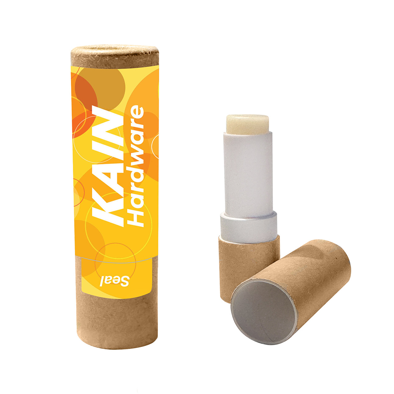 Custom All Natural Lip Moisturizer With Kraft Paper Tube 90064