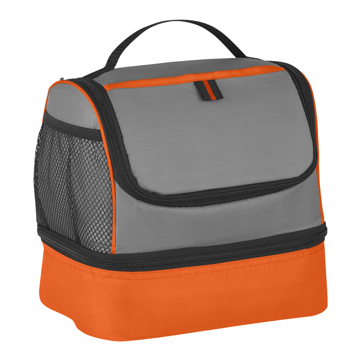 GRAY WITH ORANGE