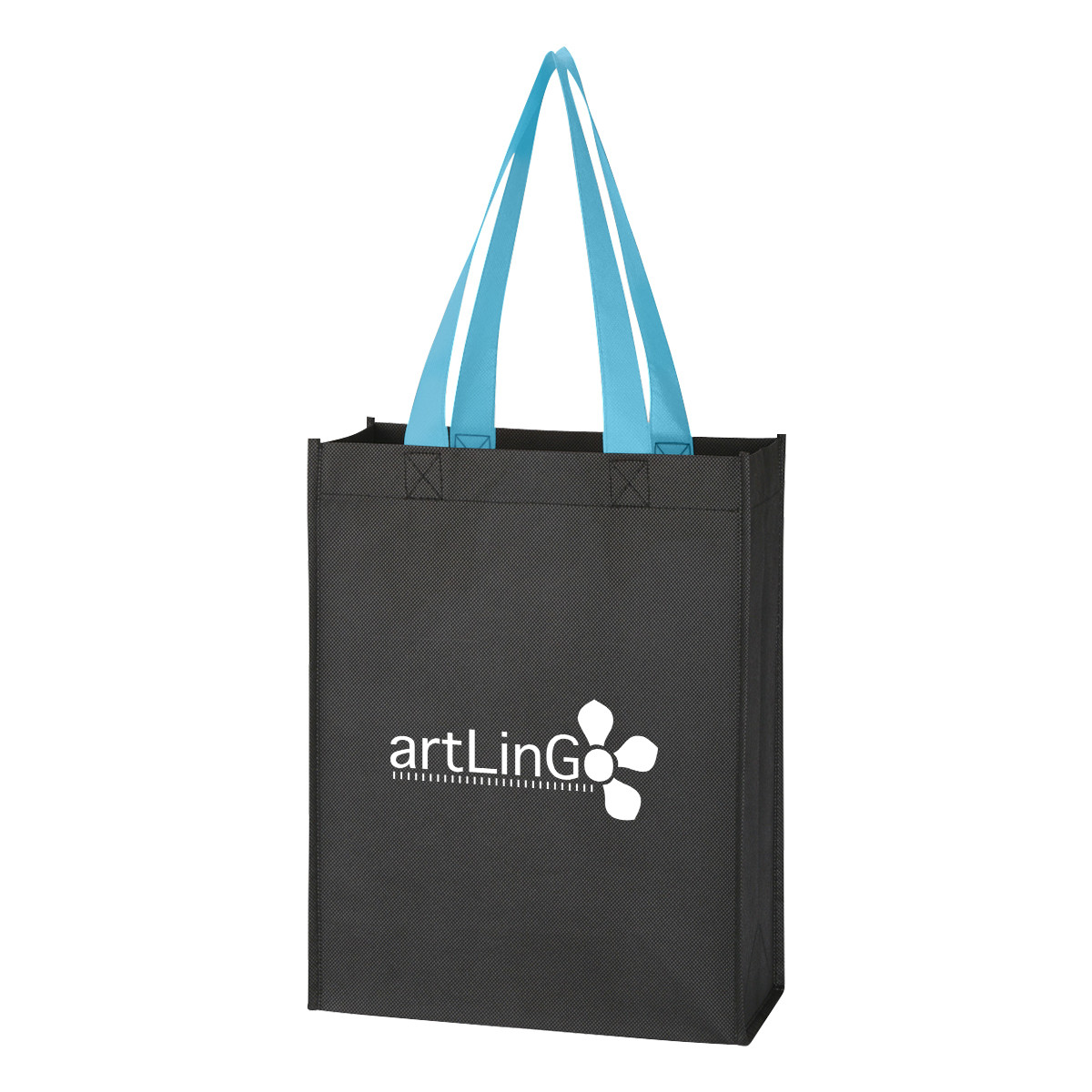 RECYCLED BLACK WITH LIGHT BLUE