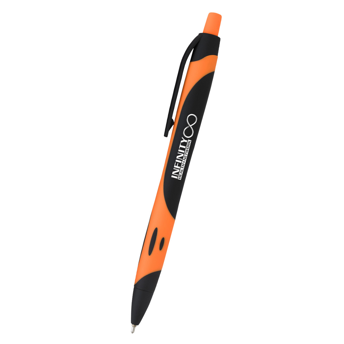BLACK WITH ORANGE