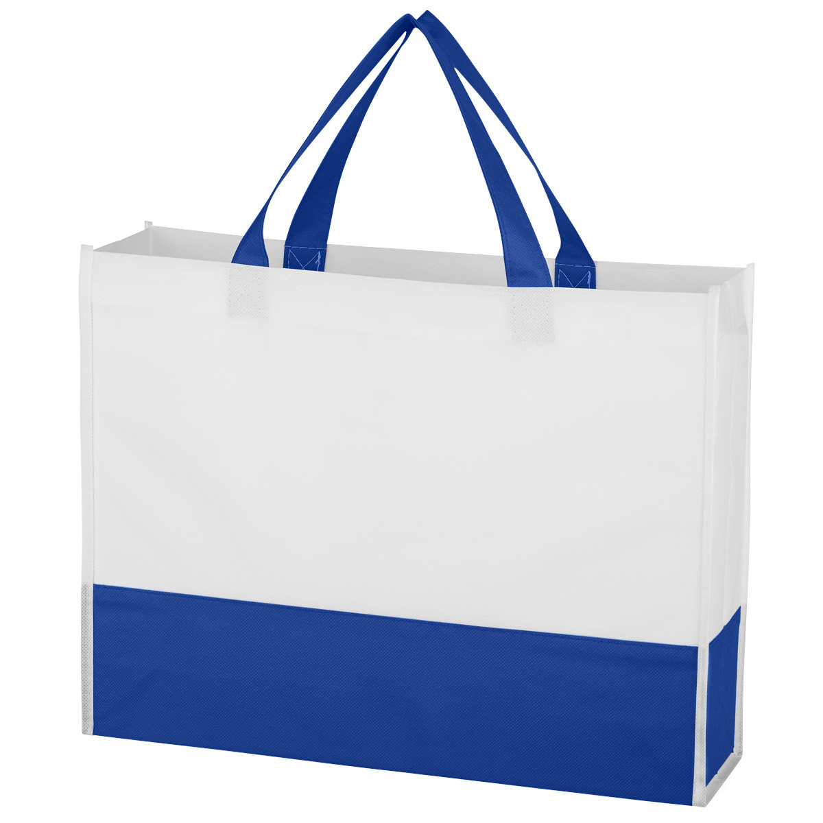 WHITE WITH ROYAL BLUE