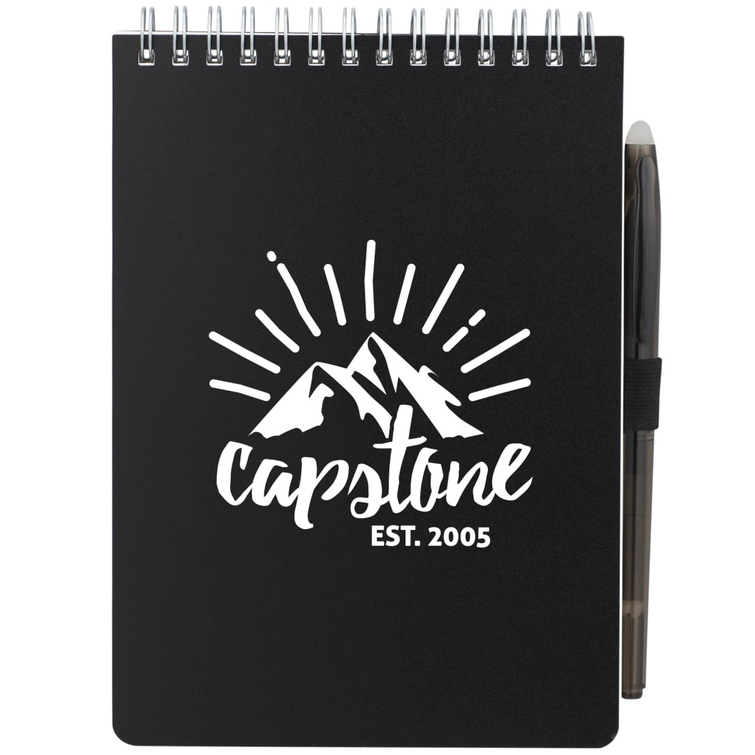Custom 5” x 7” Mineral Stone Field Reporter Notebook w/Pe