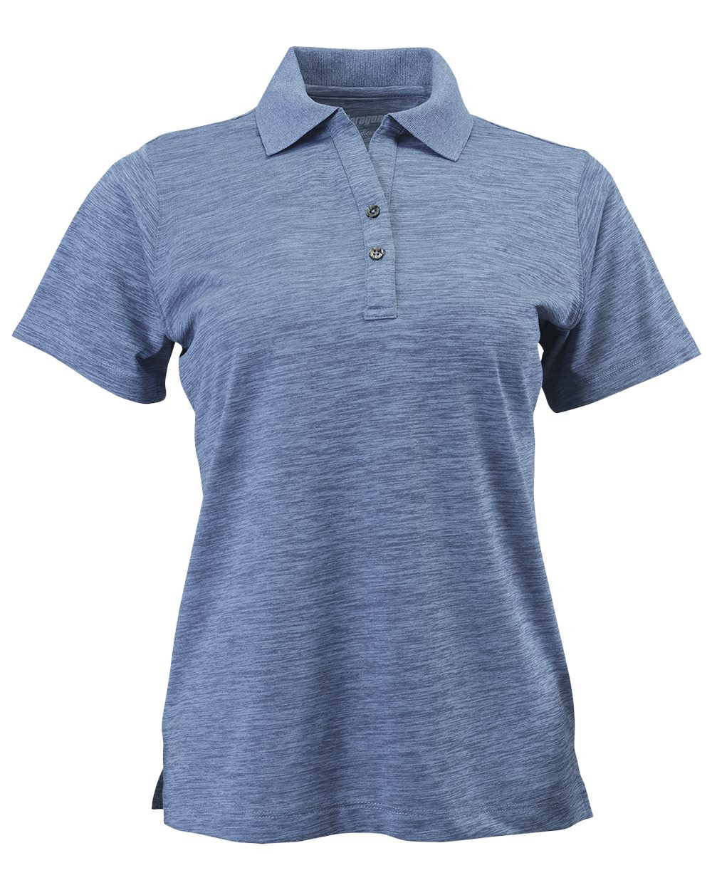 Embroidered Women's Dakota Striated Heather Polo - 131