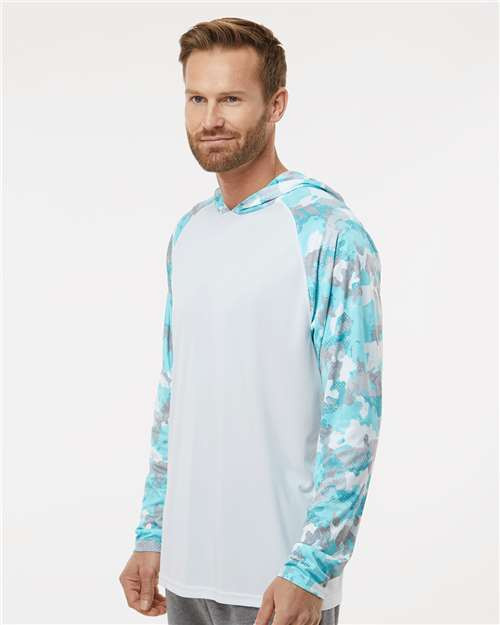 White/ Aqua Camo
