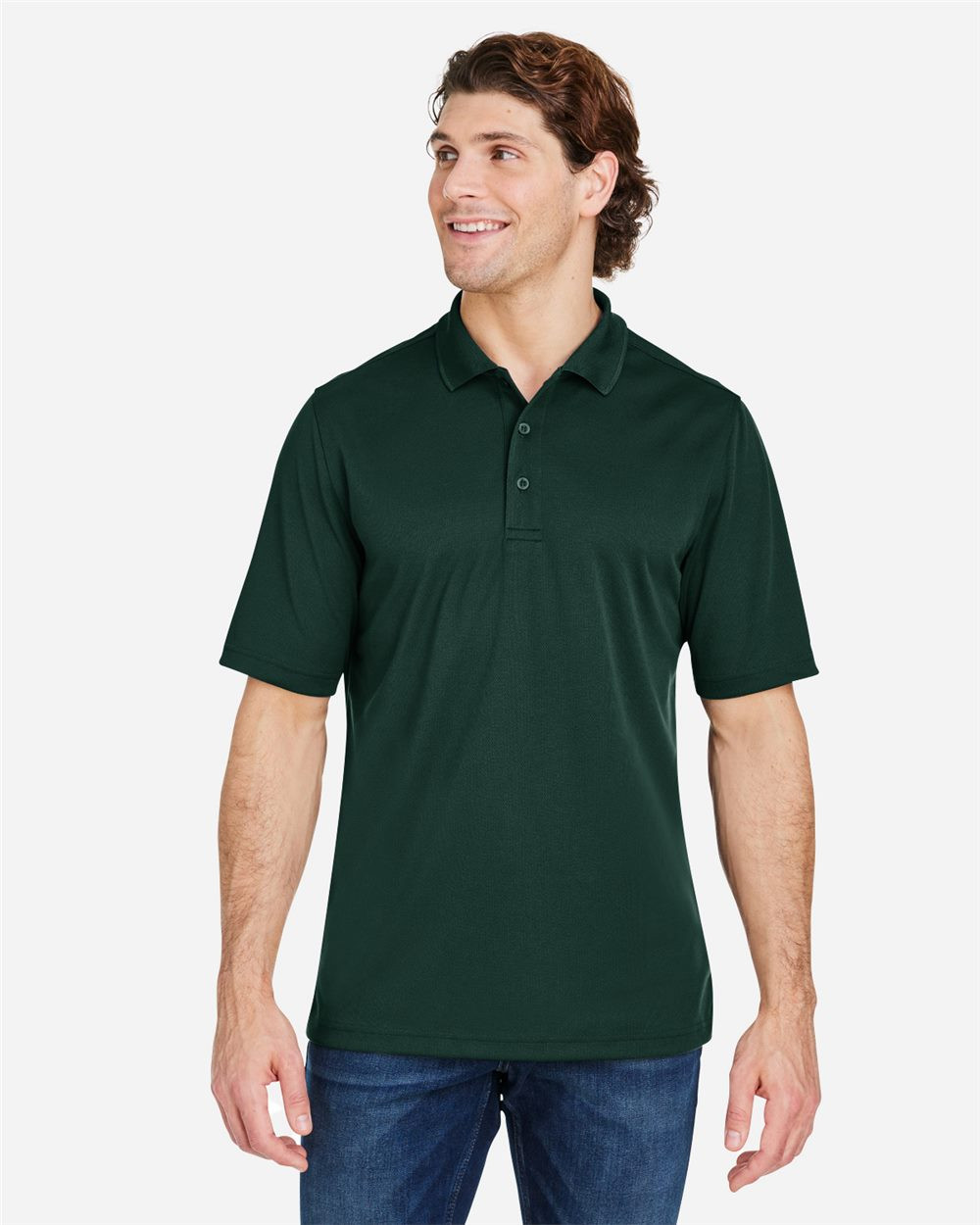 Embroidered Men's Market Snag Protect Mesh Polo - CE104