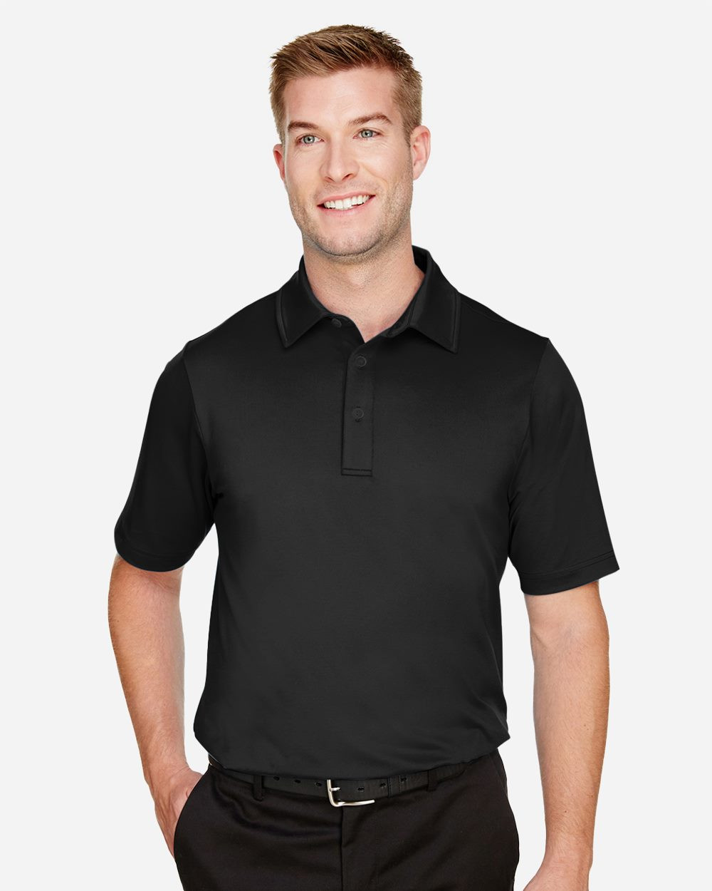 Embroidered Men's CrownLux Performance® Range Flex Polo - DG21