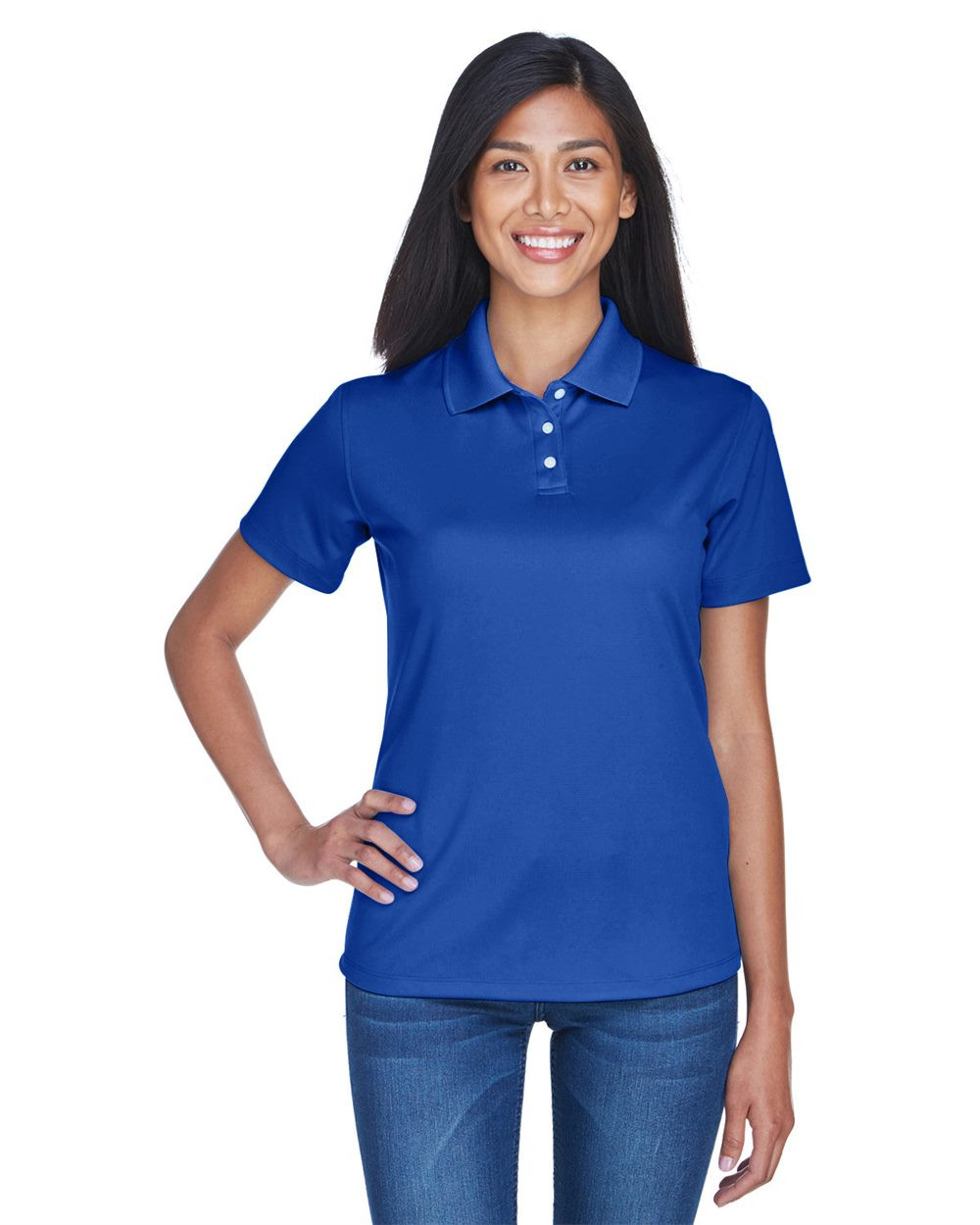 Embroidered Women's Cool & Dry Stain-Release Performance Polo - 8445L