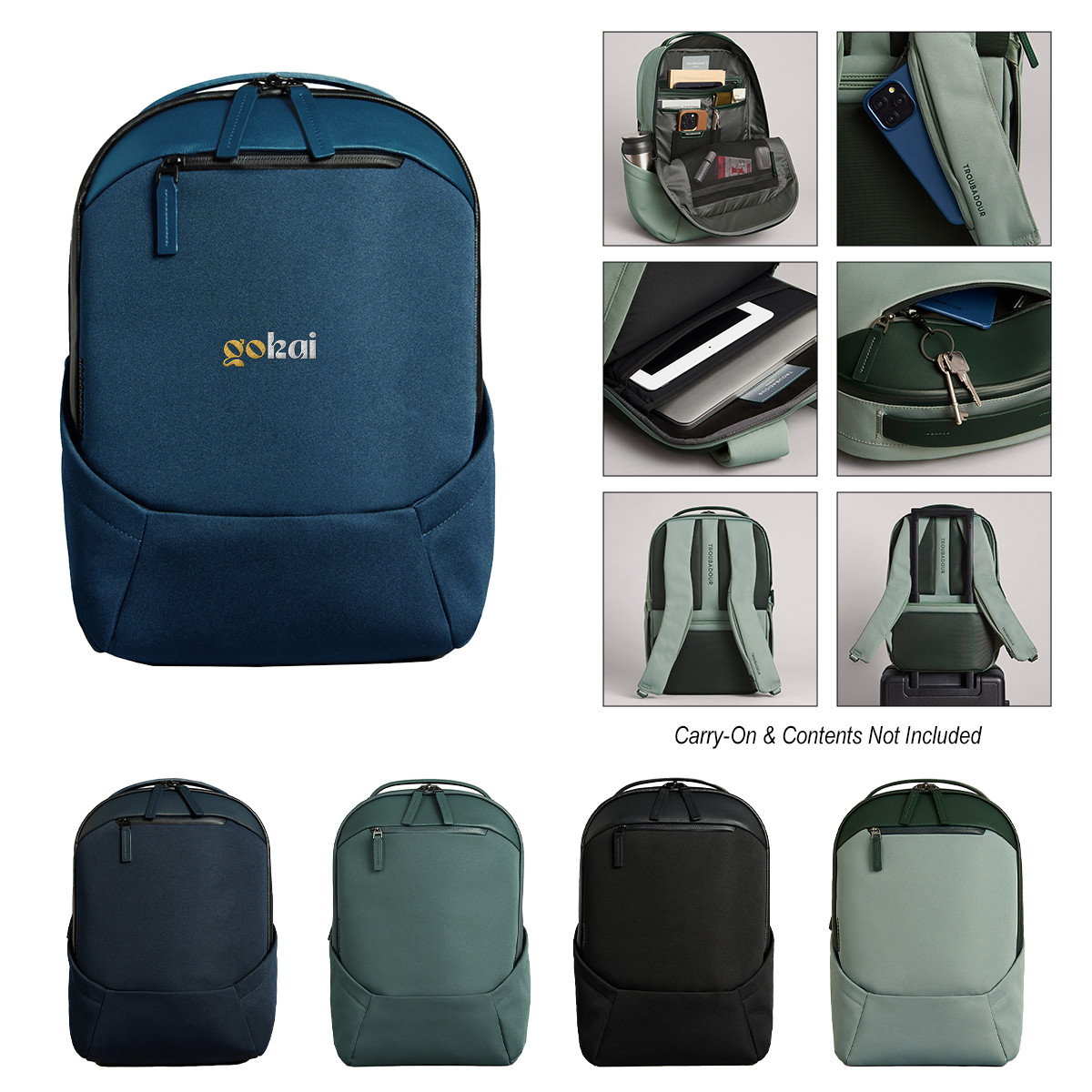 Custom Troubadour Goods rPET Apex Backpack 3.0 35169