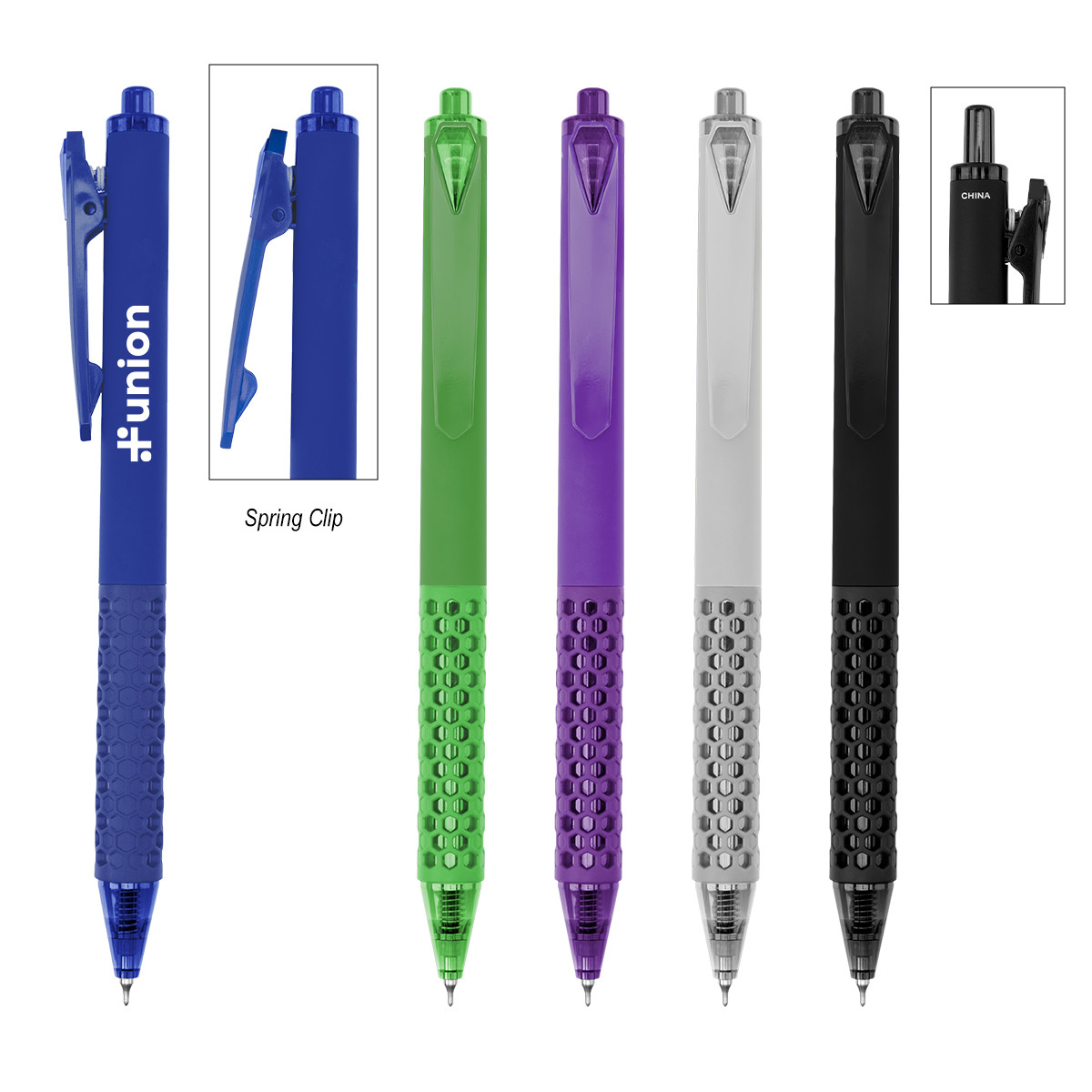 Custom Quiet Click rABS Gel Pen 12023