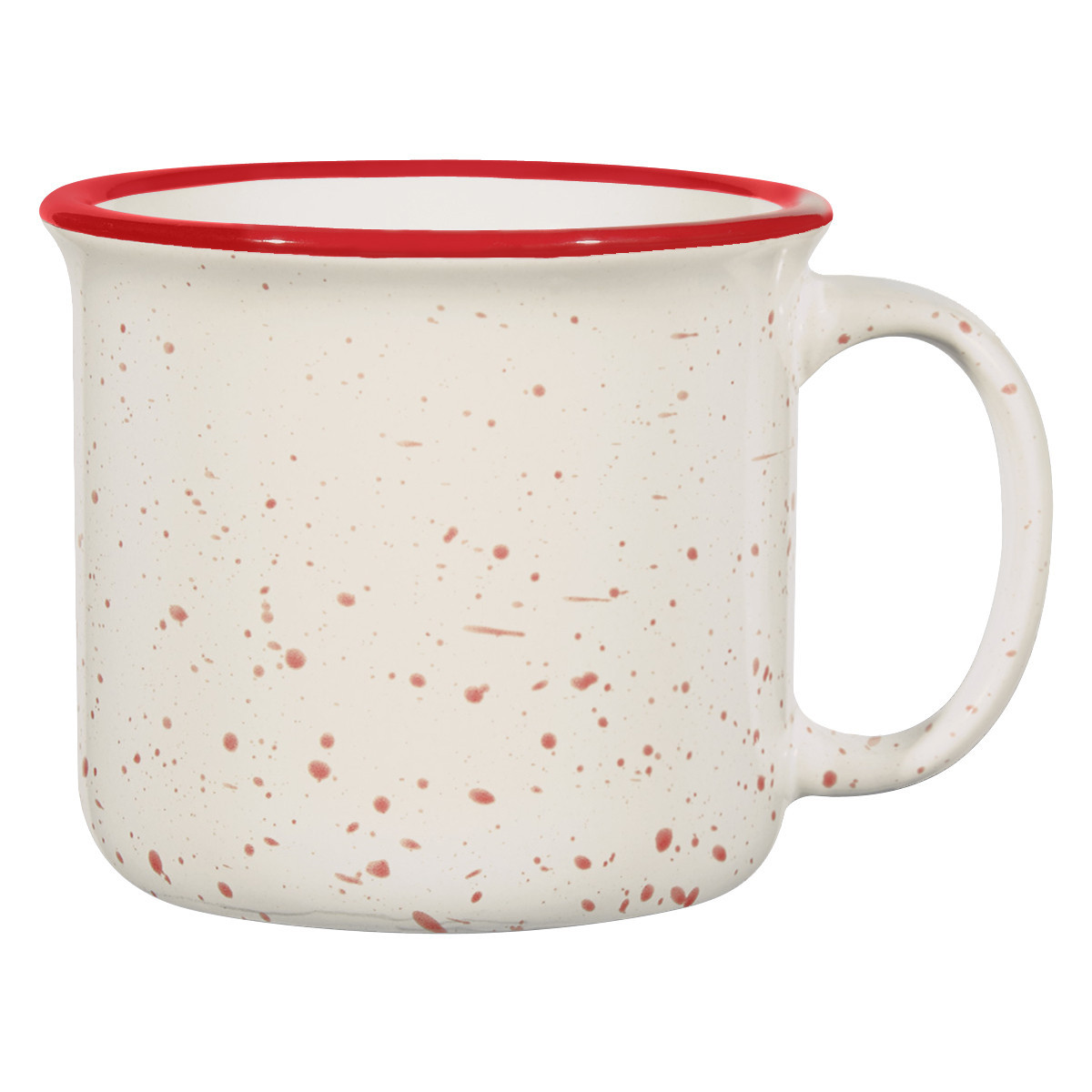 WHITE WITH RED