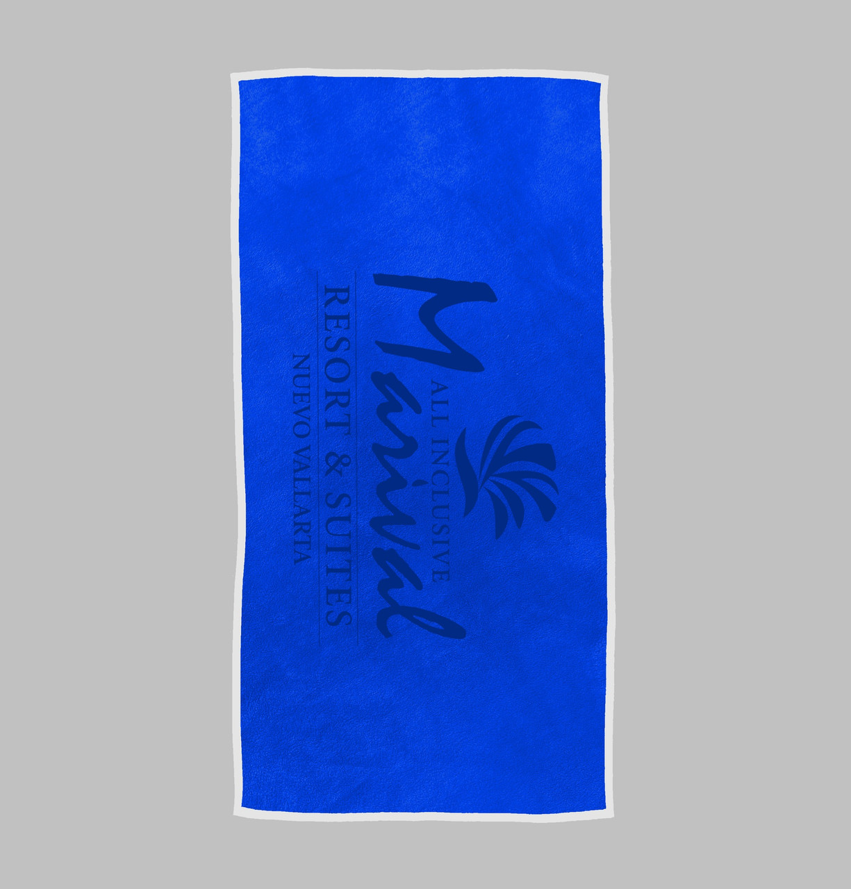 Royal Blue / White Border
