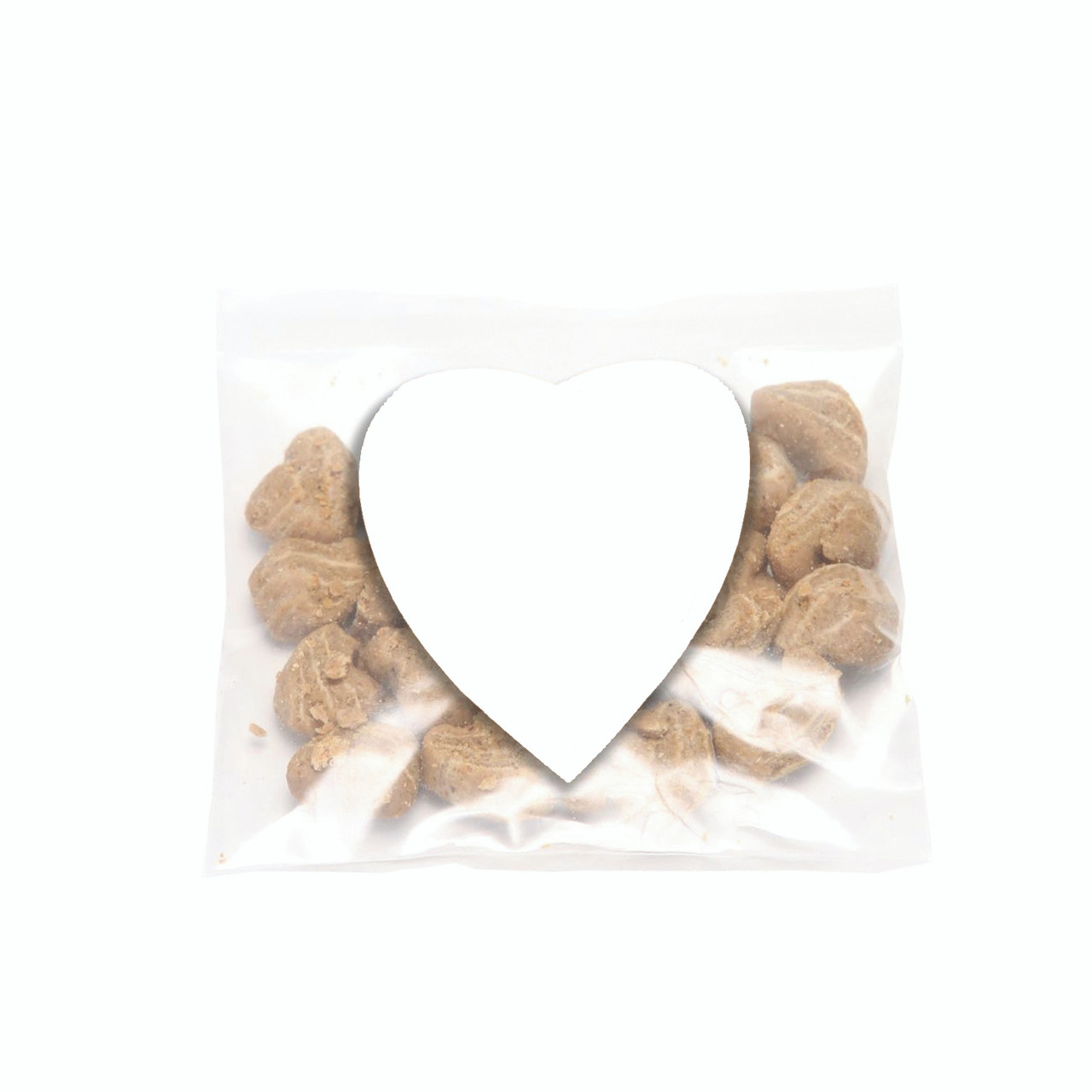 Custom Mini Snack Bag w/ Small Heart Magnet Pet Fill S119PET