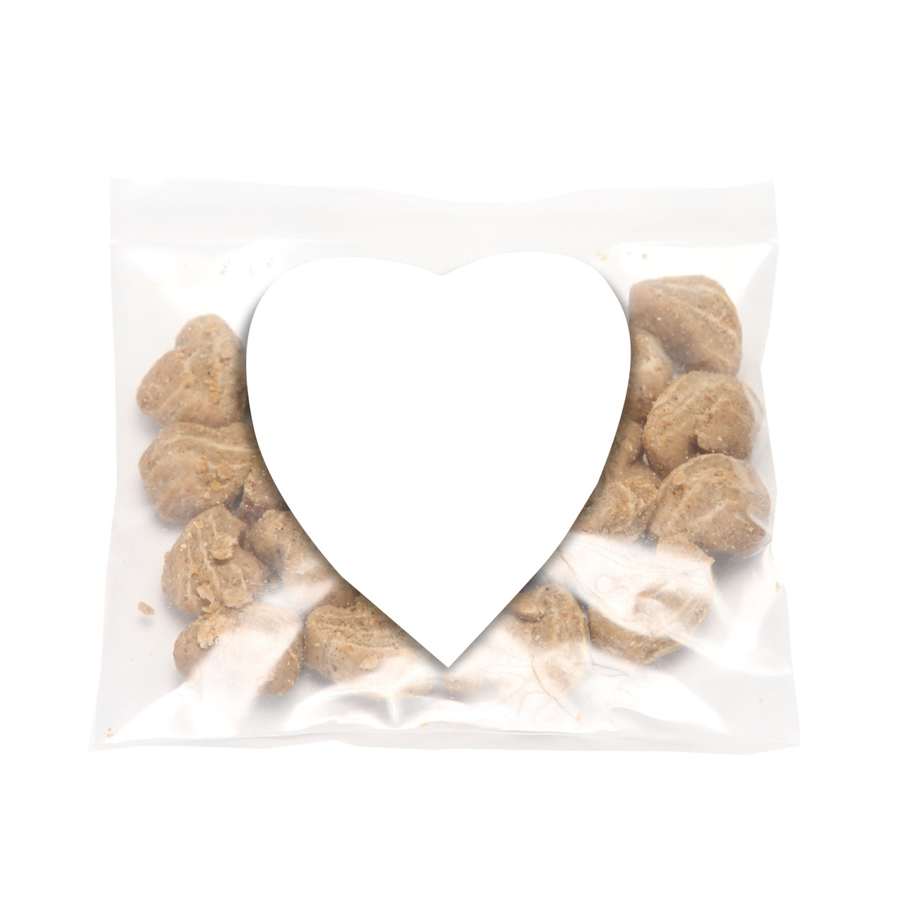 Custom Mini Snack Bag with Large Heart Magnet Pet Fill S133PET