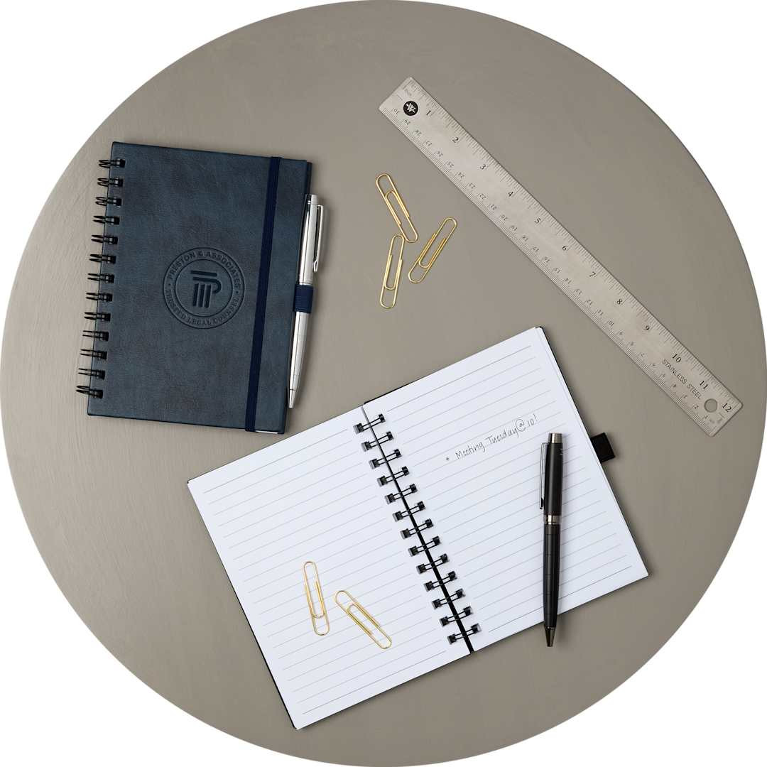 Custom 5” x 7” FSC Recycled Morano Spiral Journal