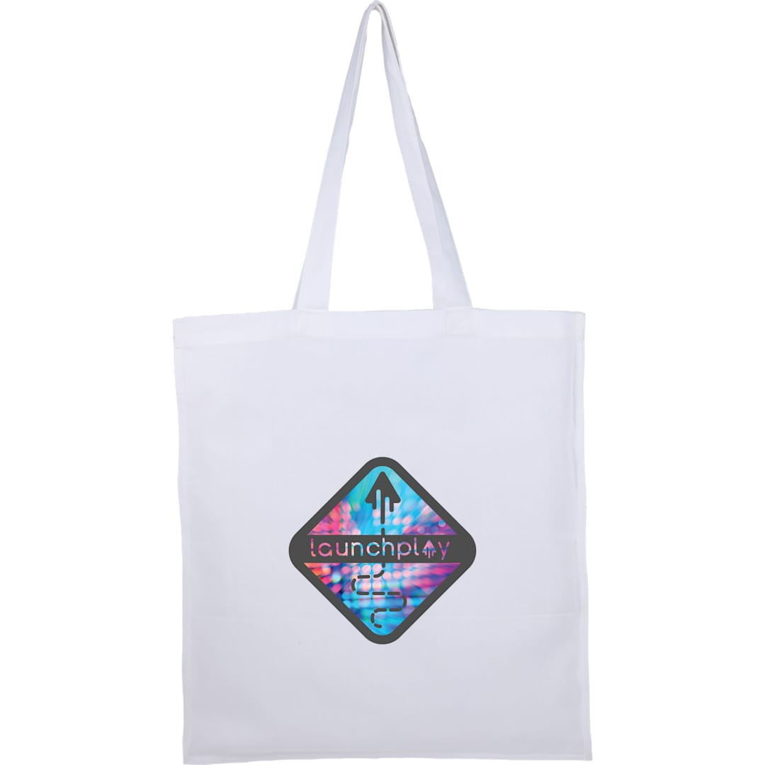 Custom Double-Stitched 8oz Organic Cotton Tote