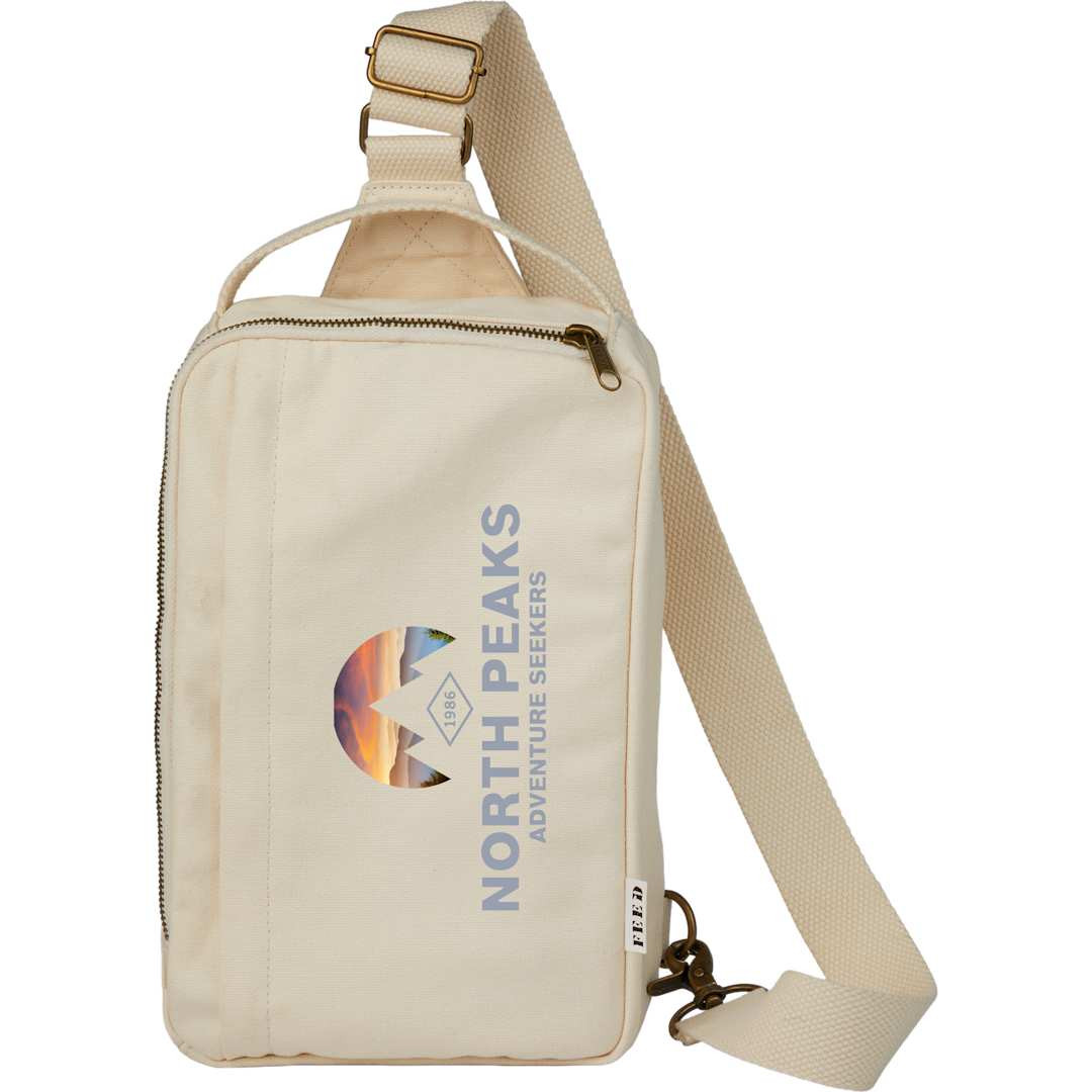 Custom Feed Organic Sling Backpack