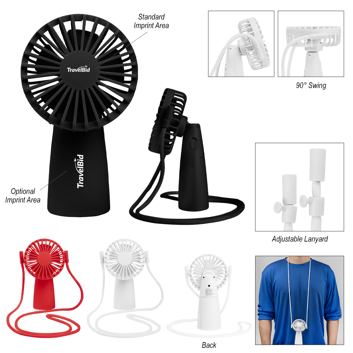 Custom RABS Lanyard Fan 80046