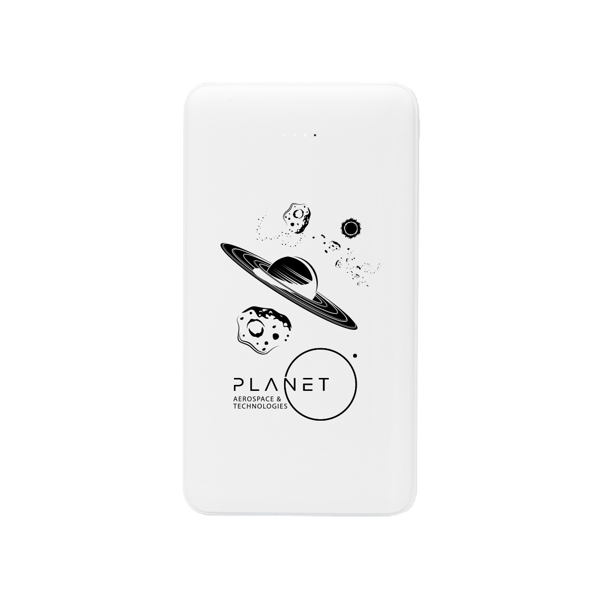 Custom 10,000 mAh Power Bank With Integrated Cables 25198