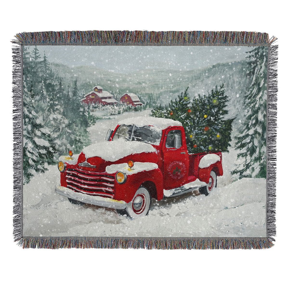 Custom 48" X 60" Full Color Throw Blanket 8047