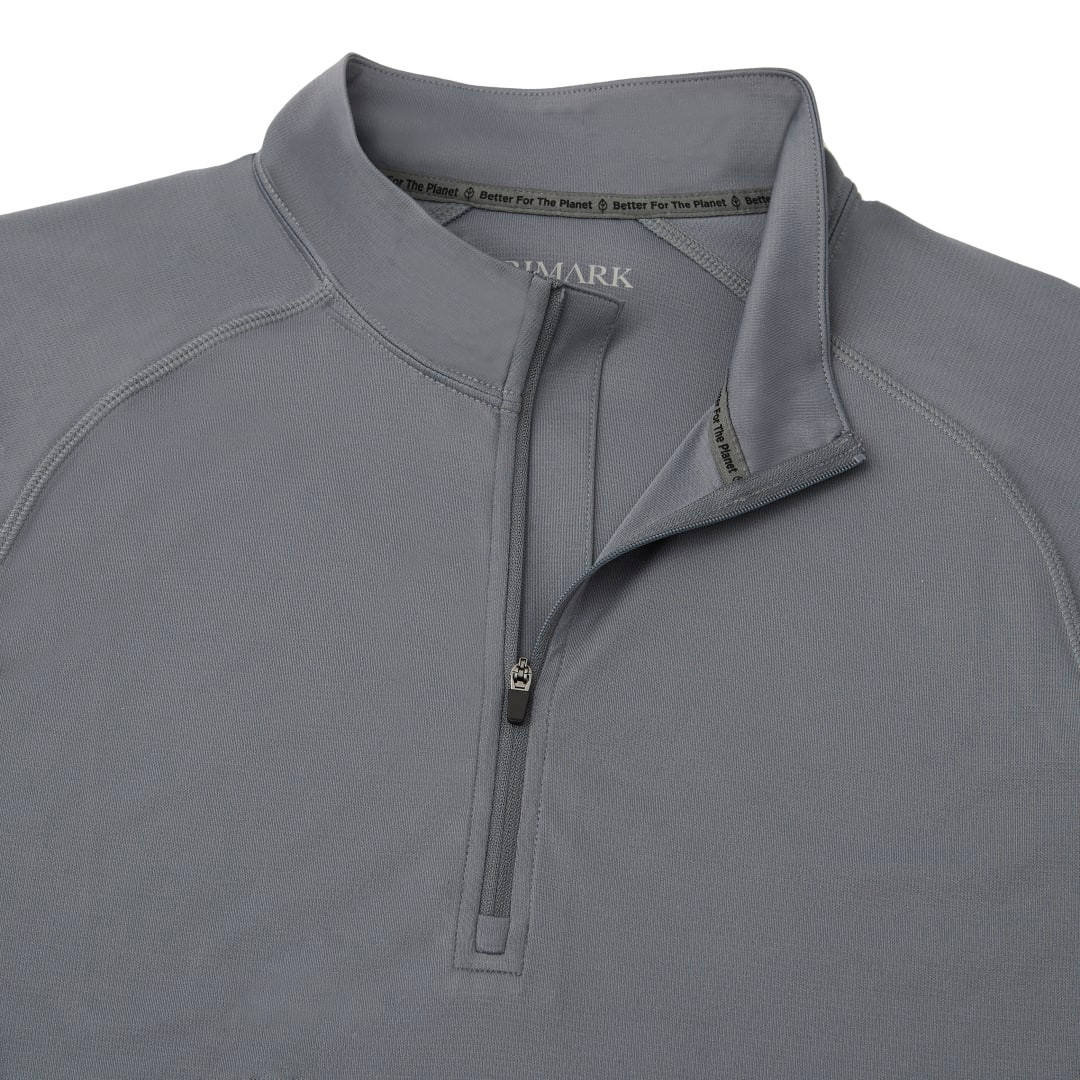 Custom EVANS Eco Knit Quarter Zip - Mens