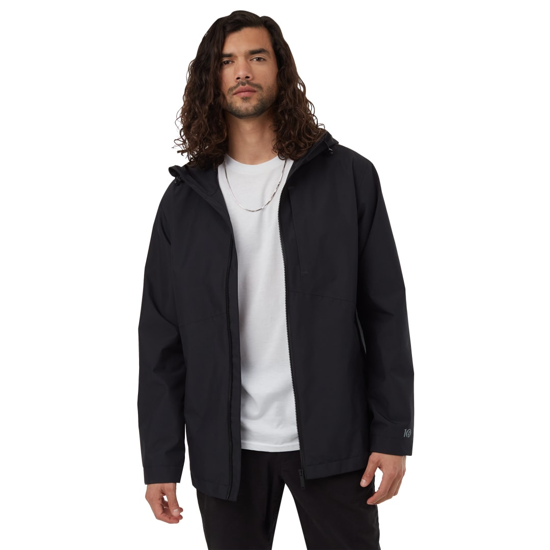 Embroidered tentree Nimbus Rain Jacket - Mens