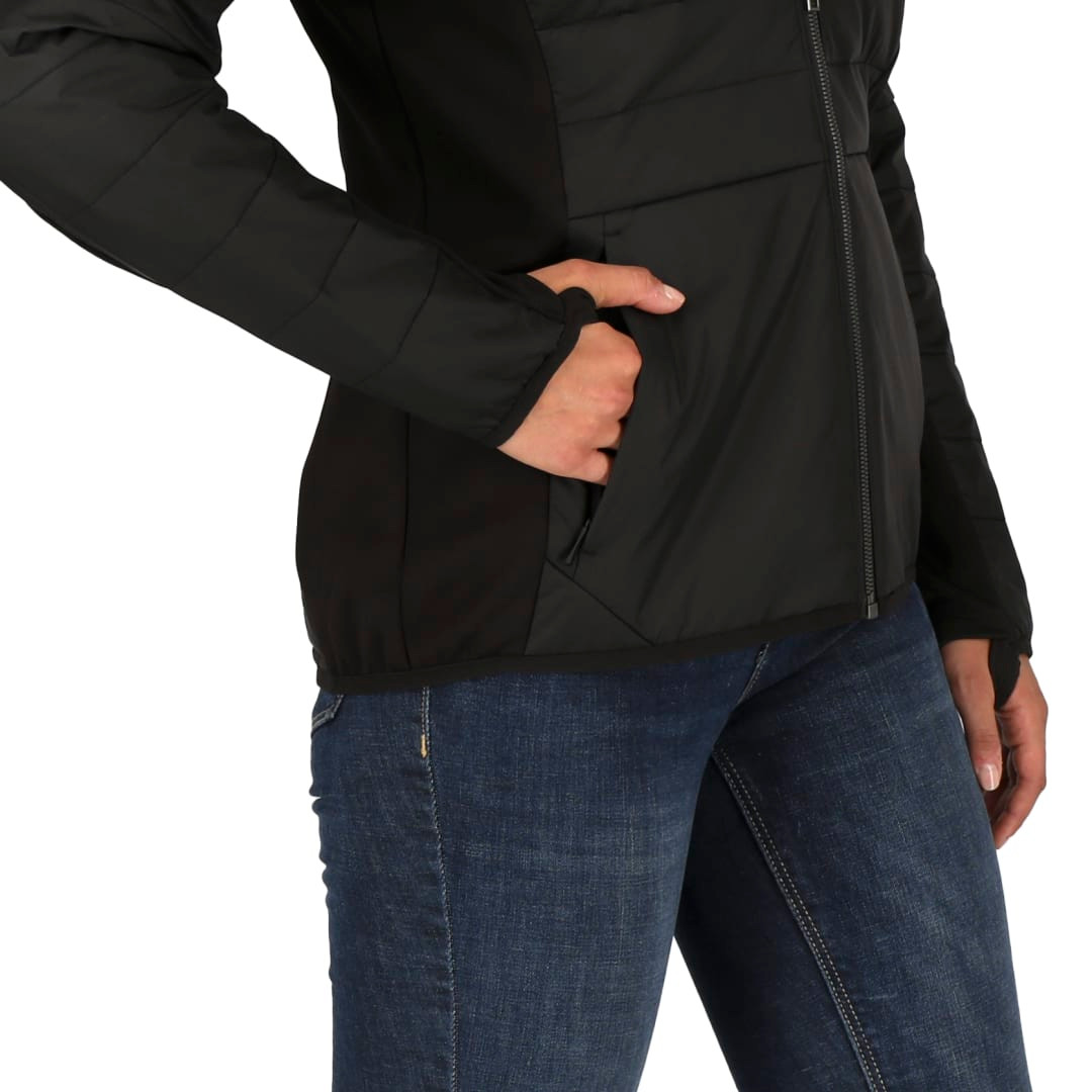 Embroidered GENEVA Eco Hybrid Insulated Jacket-Womens